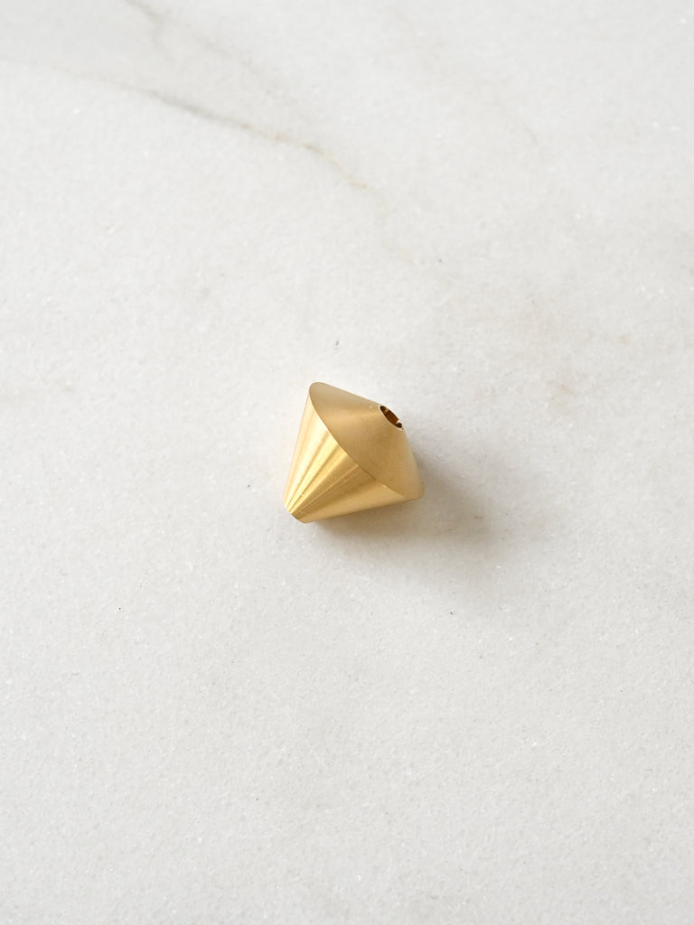 Acorn Incense Holder in Brass