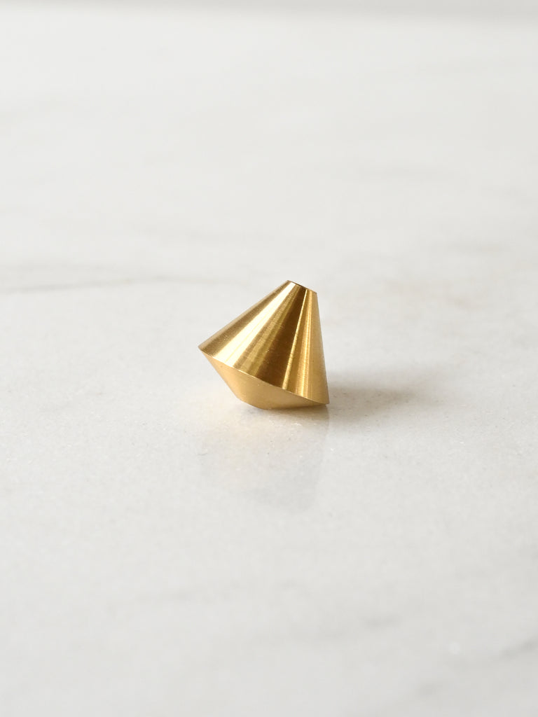 Acorn Incense Holder in Brass