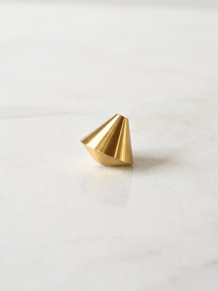 Acorn Incense Holder in Brass