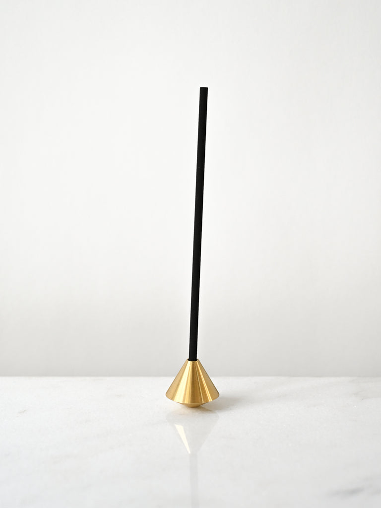 Acorn Incense Holder in Brass