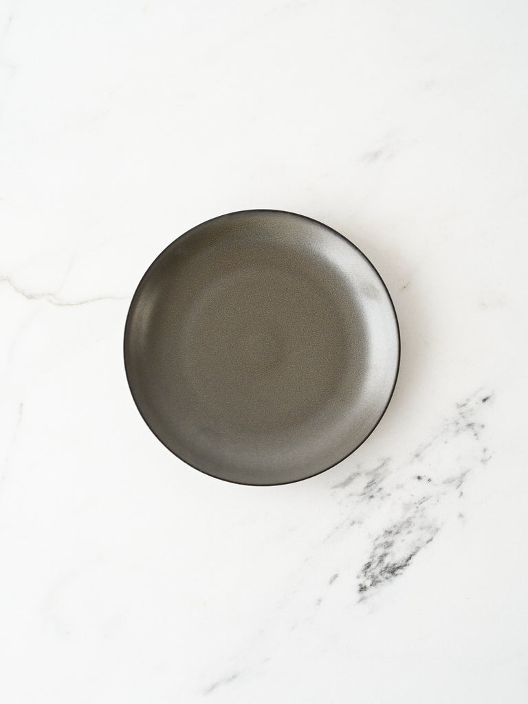 Side Plate in Tenmoku Glaze