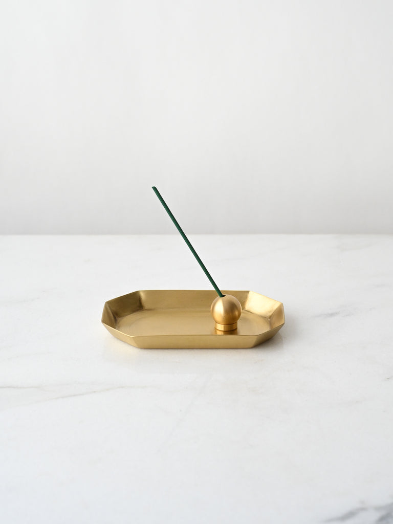 Brass Long Octagonal Tray