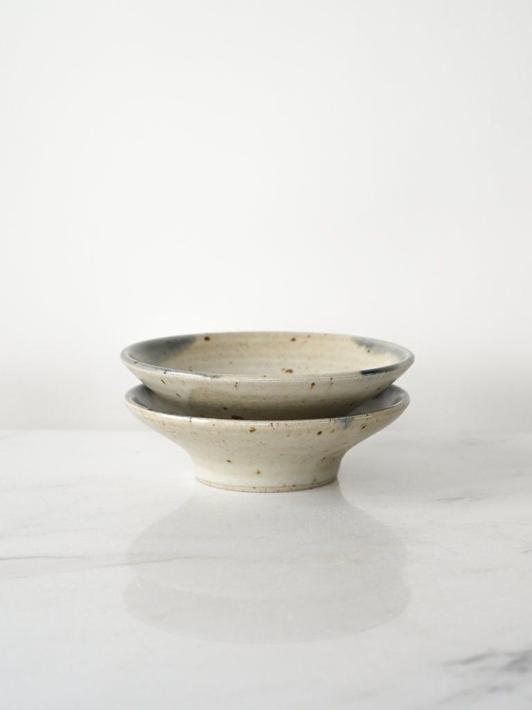 Footed Shallow Bowl