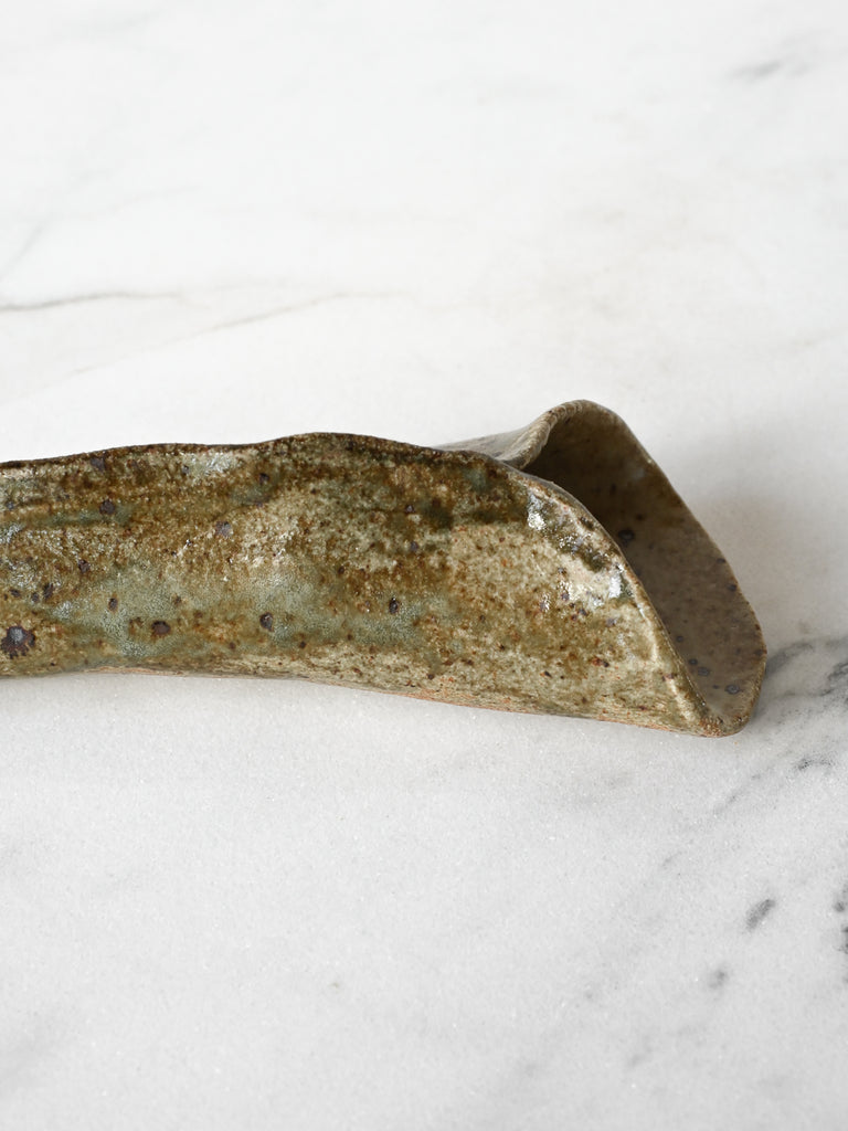 Hanging Vase in Moss Glaze