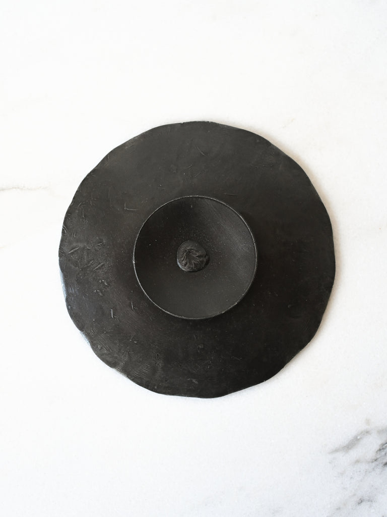 Forged Iron Candle Base