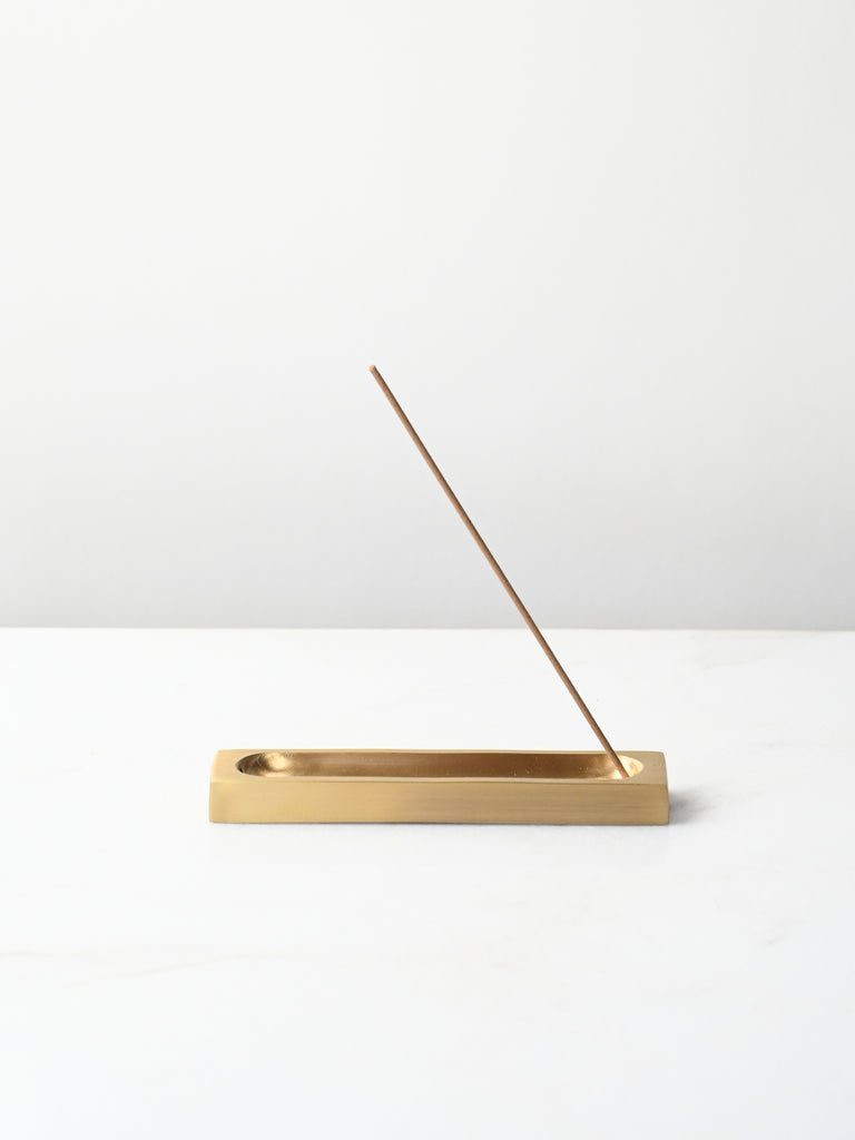 Brass Long Incense Holder