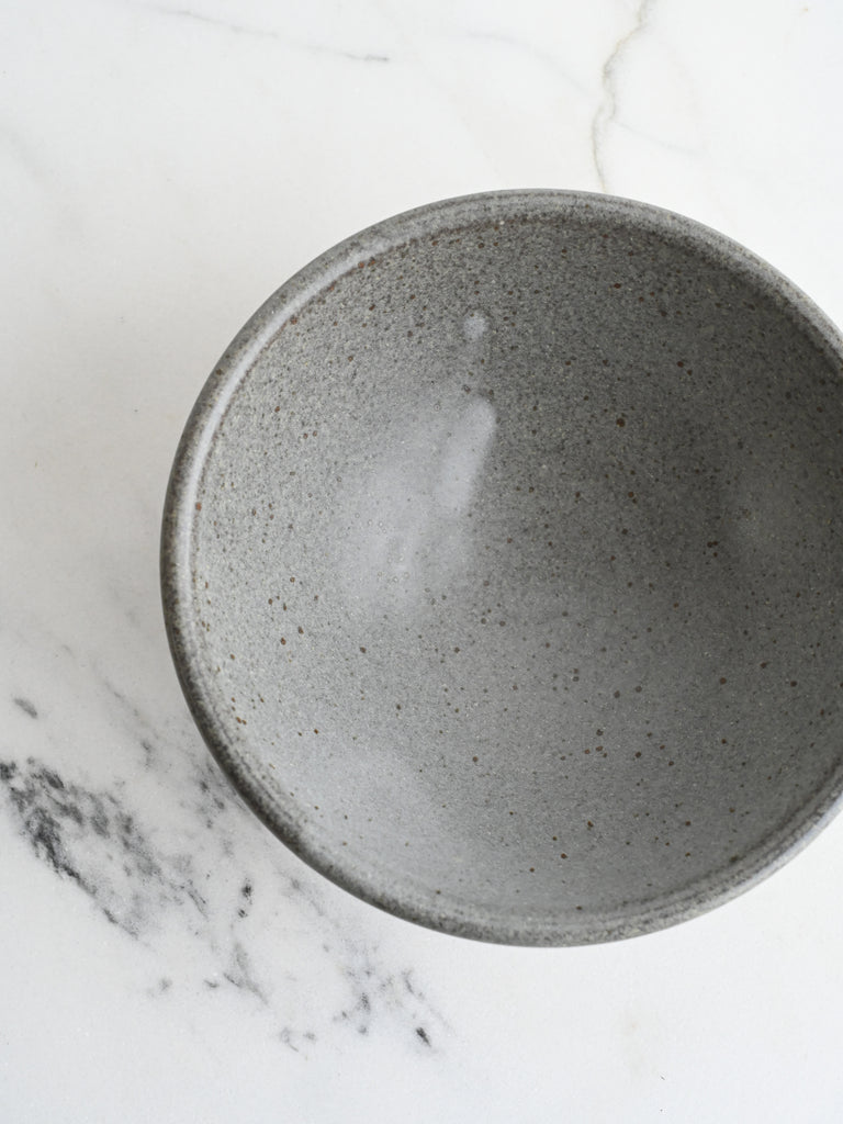 Wild Clay Bowl in Matte Grey Glaze