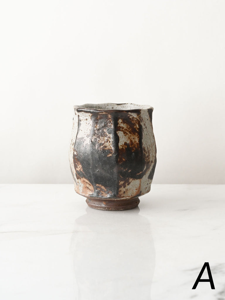 Wild Clay Yunomi in Granite Glaze