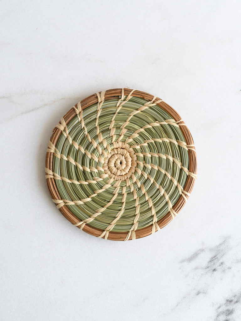 Pine Needle & Sweetgrass Coasters