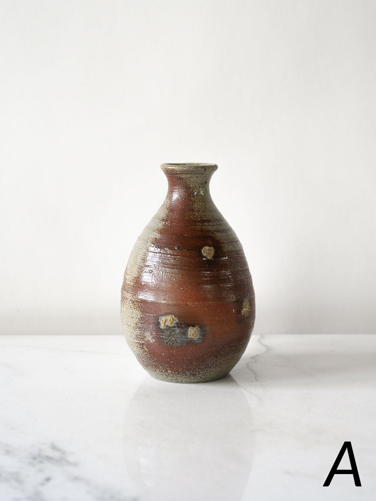 Sake Bottles in Dark Soda Fire