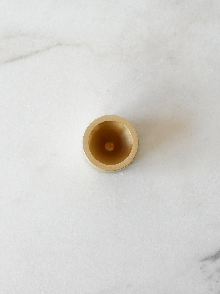 Brass Thin Taper Candle Holder