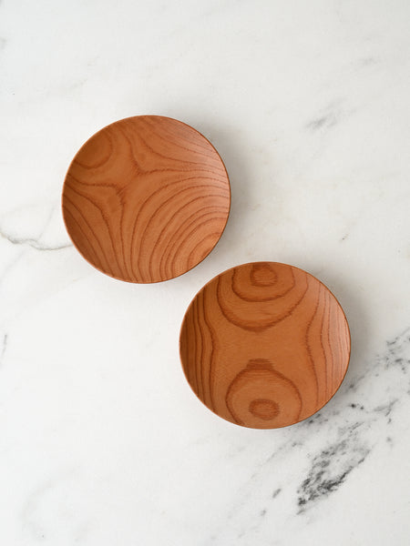 Urushi-Lacquered Pinch Plate | Keyaki