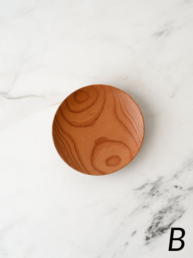 Urushi-Lacquered Pinch Plate | Keyaki