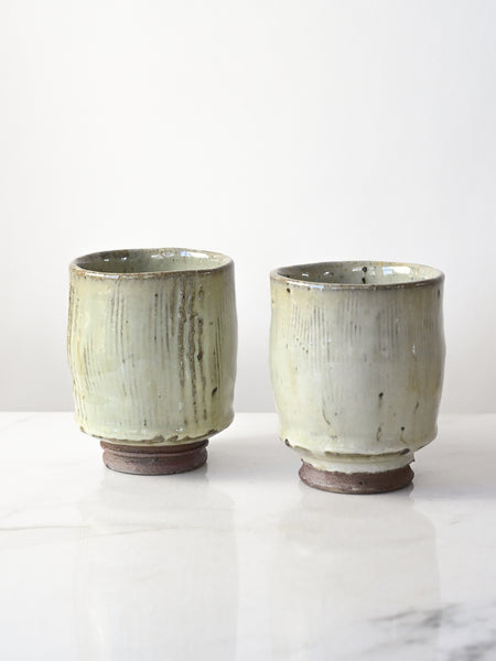 Wild Clay Yunomi in Nuka Glaze