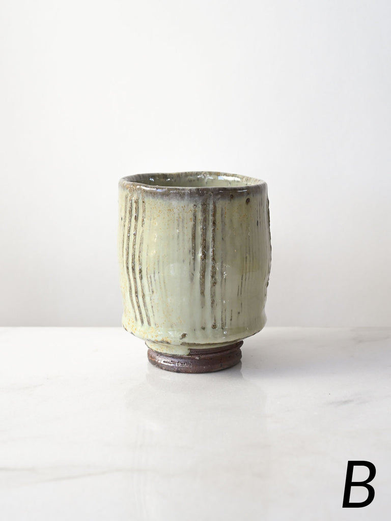 Wild Clay Yunomi in Nuka Glaze