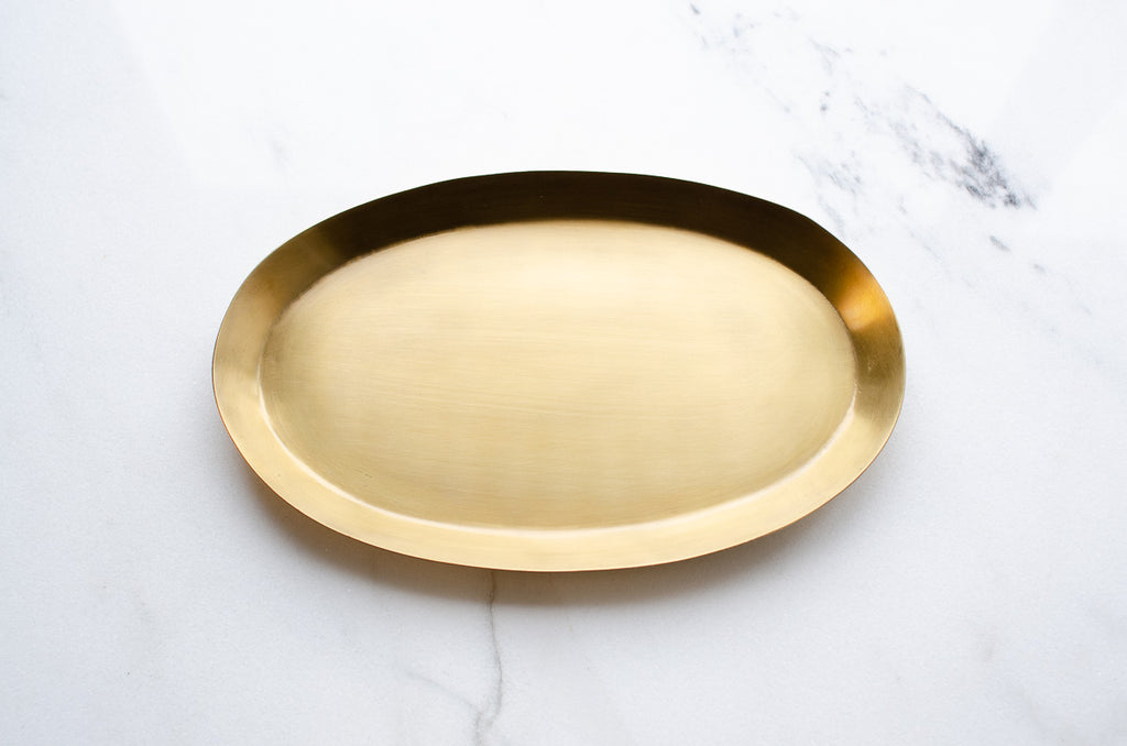 Brass Oval Tray