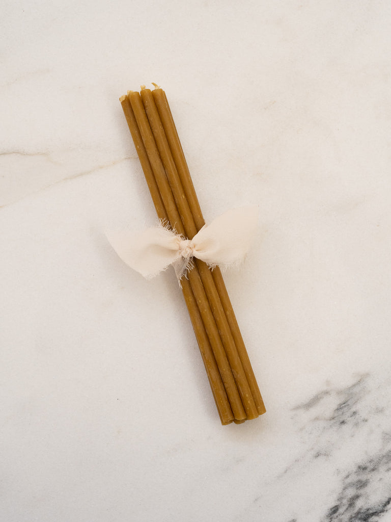 Beeswax Birthday Candles
