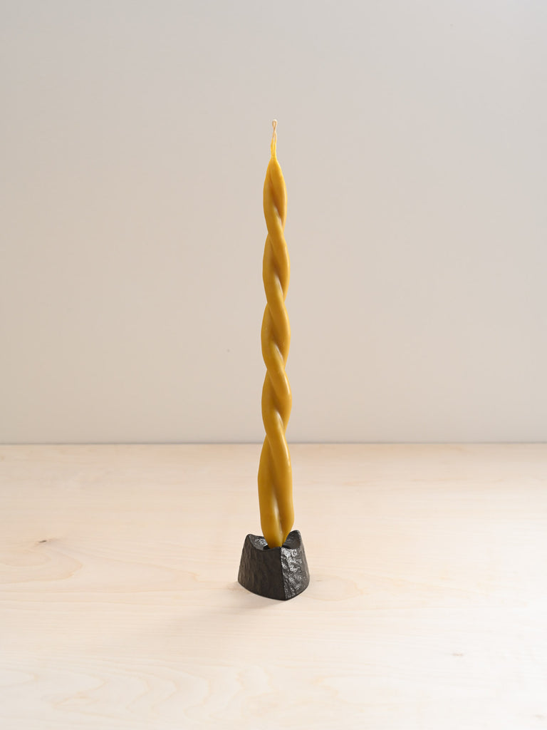 Geometric Cast Iron Candle Stand